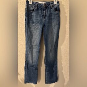 Hollister Women's Curvy High Rise ‘90s Vintage Straight Leg Blue Jeans 7R